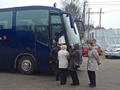 Ruska-ajan virkistyspäivään 31.10.2014 lähdimme kahdella linja-autolla.